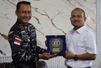 Wali Kota Tanjungbalai Terima Kunjungan dan Silaturahmi Dan Lanal TBA Letkol Laut (P) Sigit Ryanto.(Dok-Foto)