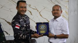 Wali Kota Tanjungbalai Terima Kunjungan dan Silaturahmi Dan Lanal TBA Letkol Laut (P) Sigit Ryanto.(Dok-Foto)
