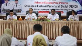Diskominfo Tanjungbalai Gelar Sosialisasi Evaluasi Pengisian Evaluasi Pemerintah Digital (PEMDI) Tahun 2026.(Dok-Foto)