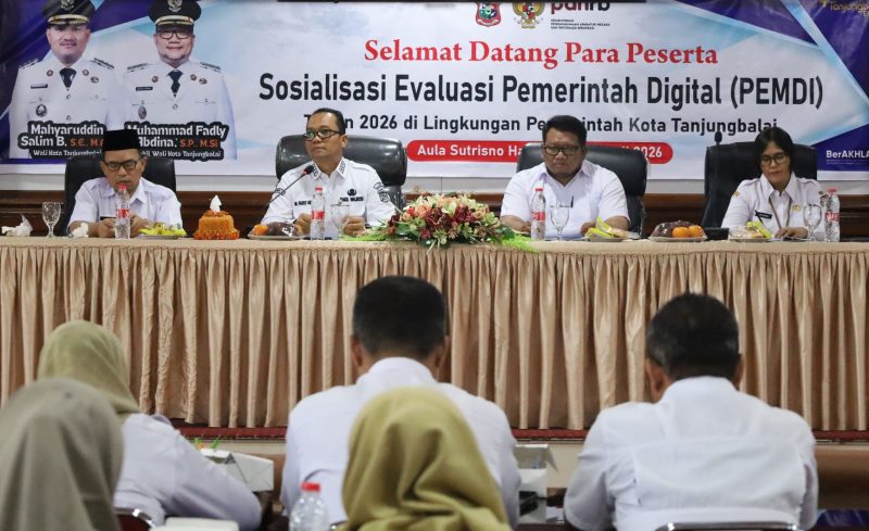 Diskominfo Tanjungbalai Gelar Sosialisasi Evaluasi Pengisian Evaluasi Pemerintah Digital (PEMDI) Tahun 2026.(Dok-Foto)