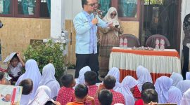 Kunjungan Ke SDN 134409, Wakil Wali Kota Tanjungbalai: Perpustakaan Keliling Solusi Cerdas Tingkatkan Literasi dan Minat Baca Para Peserta Didik.(Dok-Foto)