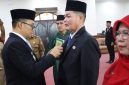 Wakil Wali Kota Muhammad Fadly Abdina Lantik 15 Pejabat Administrator dan Pengawas Serta 2 Kepala Puskesmas di Lingkungan Pemko Tanjungbalai.(Dok-Foto)