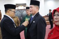 Wakil Wali Kota Muhammad Fadly Abdina Lantik 15 Pejabat Administrator dan Pengawas Serta 2 Kepala Puskesmas di Lingkungan Pemko Tanjungbalai.(Dok-Foto)