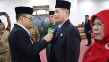 Wakil Wali Kota Muhammad Fadly Abdina Lantik 15 Pejabat Administrator dan Pengawas Serta 2 Kepala Puskesmas di Lingkungan Pemko Tanjungbalai.(Dok-Foto)