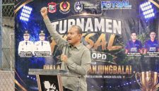 Menang 4-1 Atas Disdik, Poldam Juara Turnamen Futsal Pemko Tanjungbalai Cup 2026.(Dok-Foto)