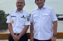 Percepat NPGT dan Sertifikasi Aset, Wali Kota Mahyaruddin Salim Bersama Kepala Kanwil BPN Provsu Meninjau Sejumlah Pulau-pulau Milik Pemko Tanjungbalai.(Dok-Foto)