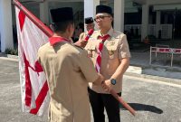 Wakil Wali Kota Muhammad Fadly Abdina Melepas Keberangkatan 34 Kontingen Pramuka Tanjungbalai Ikuti Jamnas XII di Cibubur.(Dok-Foto)