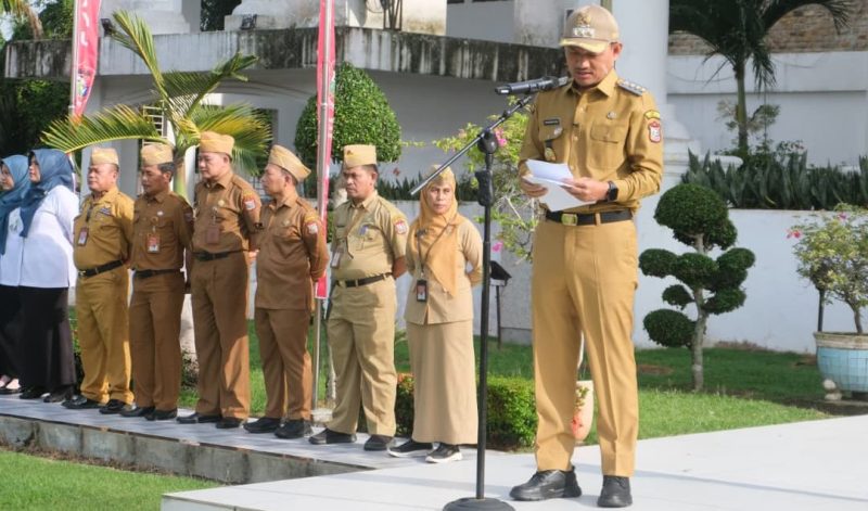 Pimpin Apel Pemerintahan, Wali Kota Tanjungbalai Tekankan Sejumlah Hal Penting Kepada ASN.(Dok-Foto)