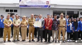 Wali Kota Tanjungbalai Sambut 170 Mahasiswa KKN Mandiri UPMI Medan.(Dok-Foto)