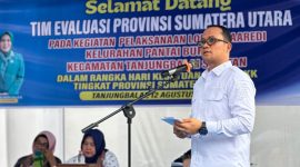 Pemko Tanjungbalai Sambut Kunjungan Tim Monitoring TP PKK Provinsi Sumut di Kelurahan Pantai Burung Kenalkan Program RUMBIA.(Dok-Foto)