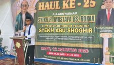 Wakil Wali Kota Tanjungbalai Hadiri Haul ke-25 Allahuyarham Syekh H Mustafa BS Rokan.(Dok-Foto)