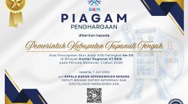 Pemerintah Kabupaten (Pemkab) Tapanuli Tengah kembali menorehkan prestasi gemilang dalam bidang Tata Kelola Administrasi Kepegawaian (Dok-Poto)