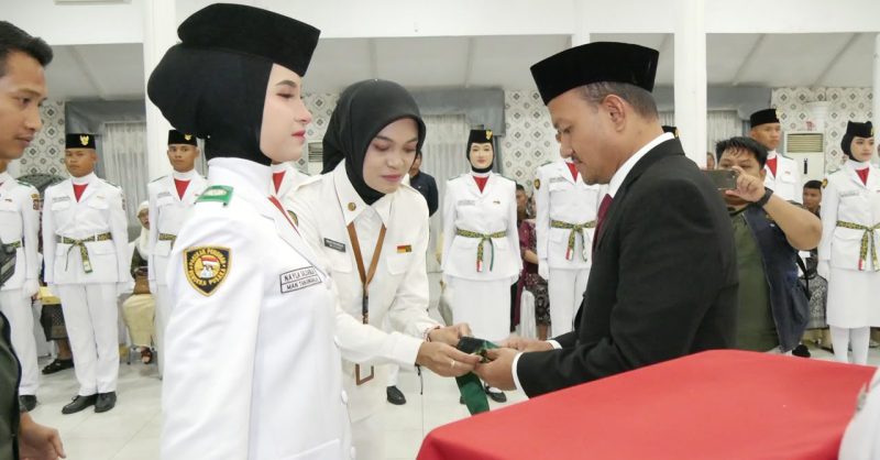 Wali Kota Mahyaruddin Salim Kukuhkan 45 Anggota Paskibraka 2026, Putra Putri Terbaik Tanjungbalai Siap Kibarkan Sang Merah Putih HUT Ke-81 Kemerdekaan RI.(Dok-Foto)