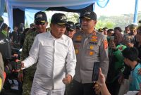 Forum Komunikasi Pimpinan Daerah (Forkopimda) Jawa Barat menggelar Apel Kebangsaan Jawa Barat di Monumen Perjuangan, Kota Bandung, Jumat (14/8/2026),( Dok - Foto )