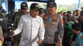 Forum Komunikasi Pimpinan Daerah (Forkopimda) Jawa Barat menggelar Apel Kebangsaan Jawa Barat di Monumen Perjuangan, Kota Bandung, Jumat (14/8/2026),( Dok - Foto )