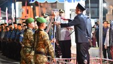 Wali Kota Tanjungbalai Lepas Pawai Obor Sambut HUT-81 Kemerdekaan RI.(Dok-Foto)