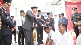 HUT-81 RI di Lapas Kelas IIB TBA, Wali Kota Tanjungbalai Serahkan Remisi untuk 638 Warga Binaan, 17 Langsung Bebas.(Dok-Foto)