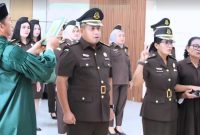 Kajari Tanjungbalai Lakukan Penyegaran Jajaran Struktural Melalui Pelantikan dan Serah Terima Jabatan Kasi.(Dok-Foto)