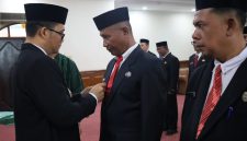 Wakil Wali Kota Muhammad Fadly Abdina Lantik dan Kukuhkan 26 Pejabat Pimpinan Tinggi Pratama, Administrator, Pengawas dan Pejabat Fungsional di Lingkungan Pemko Tanjungbalai.(Dok-Foto)