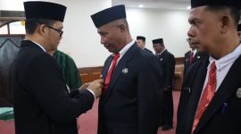 Wakil Wali Kota Muhammad Fadly Abdina Lantik dan Kukuhkan 26 Pejabat Pimpinan Tinggi Pratama, Administrator, Pengawas dan Pejabat Fungsional di Lingkungan Pemko Tanjungbalai.(Dok-Foto)