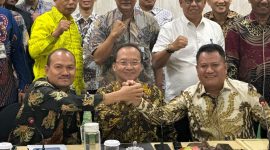 Wali Kota Mahyaruddin Salim Hadiri Rakor Sinkronidasi Bersama Kemenhub Terkait Aspek Teknis Penetapan Alur Pelayaran Masuk Pelabuhan Tanjungbalai Asahan.(Dok-Foto)