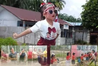 TK, KB, Ceria Desa Sihapas, Suka Bangun, Tapanuli Tengah, Sumatra Utara Seperti tahun-tahun sebelumnya, masyarakat di berbagai daerah akan memeriahkan momen bersejarah ini dengan berbagai kegiatan (Dok-Poto)