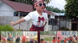 TK, KB, Ceria Desa Sihapas, Suka Bangun, Tapanuli Tengah, Sumatra Utara Seperti tahun-tahun sebelumnya, masyarakat di berbagai daerah akan memeriahkan momen bersejarah ini dengan berbagai kegiatan (Dok-Poto)