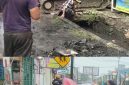 Guna Memperlancar Aliran Air Hujan Yang Mengakibatkan Banjir Hingga ke Jalan Raya, Pemko Tanjungbalai Akan Bongkar Trotoar di Kawasan Inti Kota(Dok-Foto)