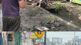 Guna Memperlancar Aliran Air Hujan Yang Mengakibatkan Banjir Hingga ke Jalan Raya, Pemko Tanjungbalai Akan Bongkar Trotoar di Kawasan Inti Kota(Dok-Foto)