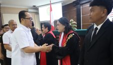 Wakil Wali Kota Muhammad Fadly Abdina Hadiri Pengambilan Sumpah Jabatan dan Pelantikan Ketua Pengadilan Negeri Tanjungbalai Karolina Selfia br Sitepu(Dok-Foto)