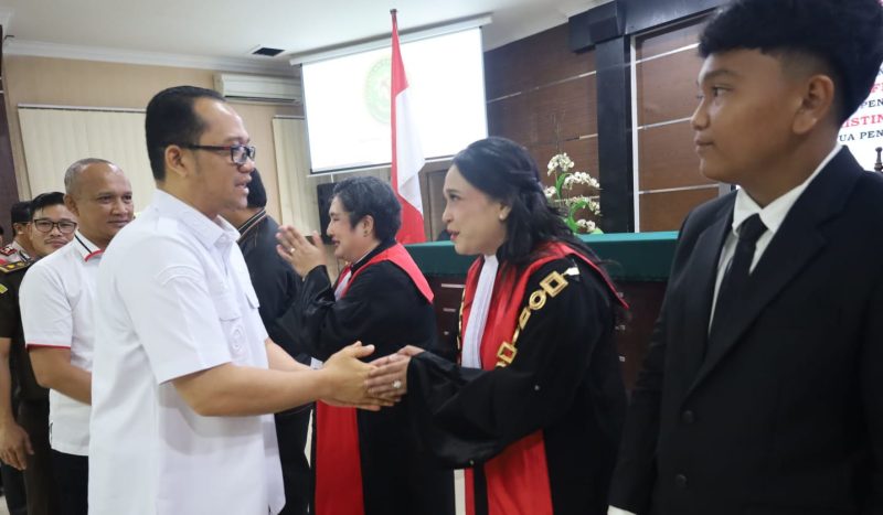 Wakil Wali Kota Muhammad Fadly Abdina Hadiri Pengambilan Sumpah Jabatan dan Pelantikan Ketua Pengadilan Negeri Tanjungbalai Karolina Selfia br Sitepu(Dok-Foto)