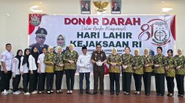 Sambut Harlah Kejaksaan RI ke-81, Kejari Tanjungbalai Gelar Donor Darah(Dok-Foto)