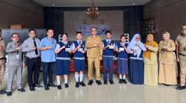 Peringati Hari Menabung Indonesia, Wakil Wali Kota Tanjungbalai Ajak Pelajar Budayakan Menabung Sejak Dini(Dok-Foto)