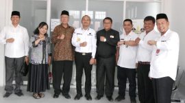 Wali Kota Tanjungbalai Terima Audiensi Panitia Pesta Puncak Tahun Transformasi HKBP Distrik XIII Aslab(Dok-Foto)