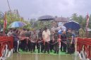 Masinton Pasaribu, S.H., M.H., mendampingi Gubernur Sumatera Utara, Muhammad Bobby Afif Nasution, bersama Komandan Korem (Danrem) 023/Kawal Samudera (Dok-Poto)