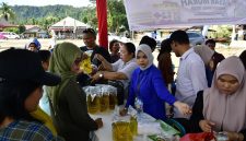 Pelaksanaan Pasar Murah yang dipusatkan di Halaman Kantor Camat Tukka pada Jum'at 11 September 2026 ini disambut dengan antusiasme yang luar biasa oleh warga sekitar (Dok-Poto)