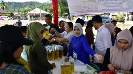 Pelaksanaan Pasar Murah yang dipusatkan di Halaman Kantor Camat Tukka pada Jum'at 11 September 2026 ini disambut dengan antusiasme yang luar biasa oleh warga sekitar (Dok-Poto)