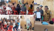 Kades Helvetia Akhirnya Mengeluarkan Surat Pembatalan Atas Surat Pernyataan Pemasangan Tanda Batas dan Persetujuan Pemilik yang Sebelumnya Telah Ditandatangani (Dok-Foto)