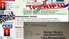 dwtvnews7.com, Sehubungan dengan beredarnya informasi dan pemberitaan yang menyebutkan adanya oknum yang diduga menggunakan. ID CARD / KTA atas nama Damianus Waruwu (Mantan Pimpinan Redaksi http://detikpk.com (Dok-Poto)
