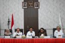 Kegiatan yang difokuskan pada pemulihan tata kelola kepegawaian pascabencana secara hibrid berlangsung di Ruang Rapat Cendrawasih Kantor Bupati di Pandan (Dok-Poto)