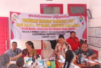 Pemerintah Desa Lumut Nauli Seti Ndaha melaksanakan kegiatan Rembuk Stunting Desa sebagai salah satu upaya memperkuat komitmen bersama dalam percepatan pencegahan dan penurunan stunting di tingkat desa (Dok-Poto)