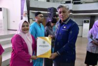 Acara penyerahan SK berlangsung khidmat di Gedung Serbaguna Pandan pada Kamis 15 Oktober 2026 (Dok-Poto)