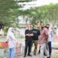 Wali Kota Mahyaruddin Tinjau Sejumlah Infrastruktur Perkotaan Terpadu: Drainase Pasar Bahagia - Taman Sudirman - Perbaikan Jalan Saidi Muli Pulo Simardan.(Dok-Foto)