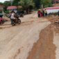 Lingkungan III. Kelurahan Huta Barangan, Kecamatan Sibolga Utara kini berubah menjadi jalur maut bagi pengendara (Dok-Poto)