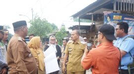 Wali Kota Mahyaruddin Salim Tinjau Perbaikan Pembangunan Jalan dan Drainase di Kelurahan Selat Tanjung Medan dan Selat Lancang.(Dok-Foto)