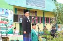 Wakil Wali Kota Tanjungbalai Inspektur Upacara Peringatan Hari Santri Nasional 2026 bersama Para Santri di Pesantren Alwashliyah Gading.(Dok-foto)
