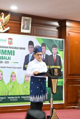 Wali Kota Tanjungbalai Dampingi Wamenag RI Romo Muhammad Syafi’i Hadiri Pelantikan Fahmi Ummi Kota Tanjungbalai Periode 2026-2031