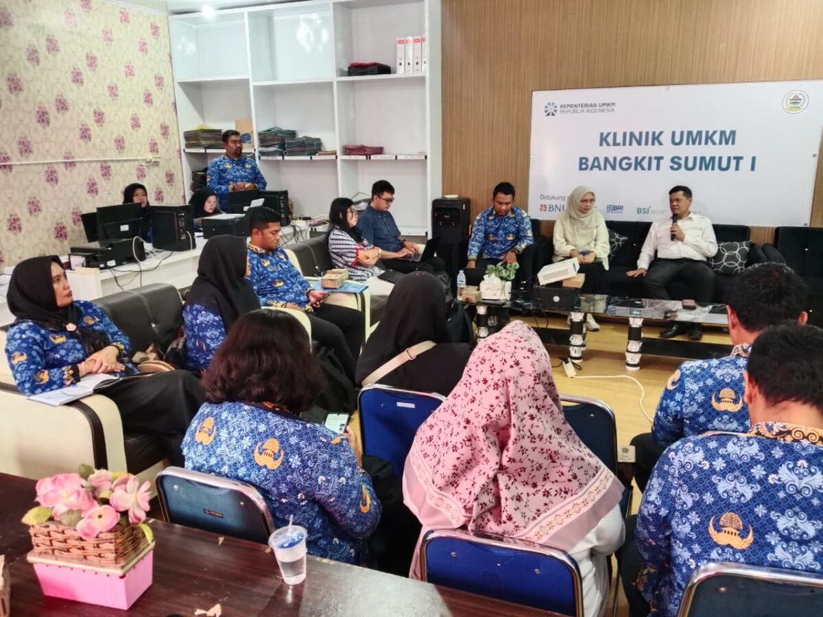 Badan Riset dan Inovasi Nasional (BRIN) menggelar Focus Group Discussion (FGD) dalam rangka pendataan awal dan perumusan penelitian bertajuk “Desain Strategi Percepatan Pemulihan Ekonomi untuk UMKM Terdampak” di Provinsi Sumatera Utara (Dok-Poto)