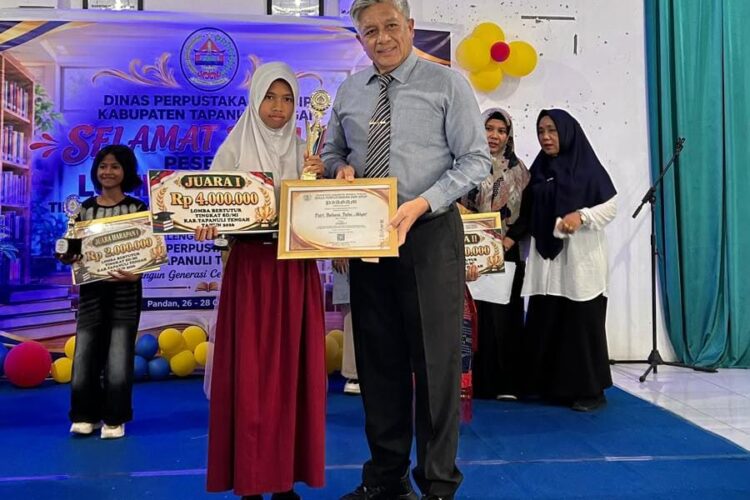 Sekdakab Tapanuli Tengah Resmi Menutup Lomba Bertutur Tingkat SD/MI Se-Kabupaten Tapanuli Tengah Tahun 2026