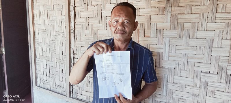 Gambar: DE, Orang tua terduga pelaku (Fhoto dok)